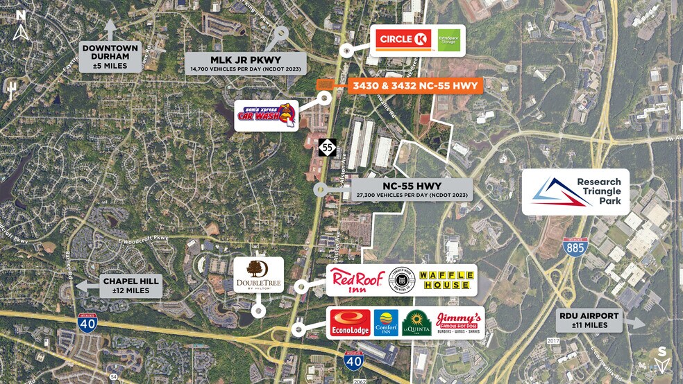 More Photos Of 3430 NC-55 Hwy, Durham Land For Sale