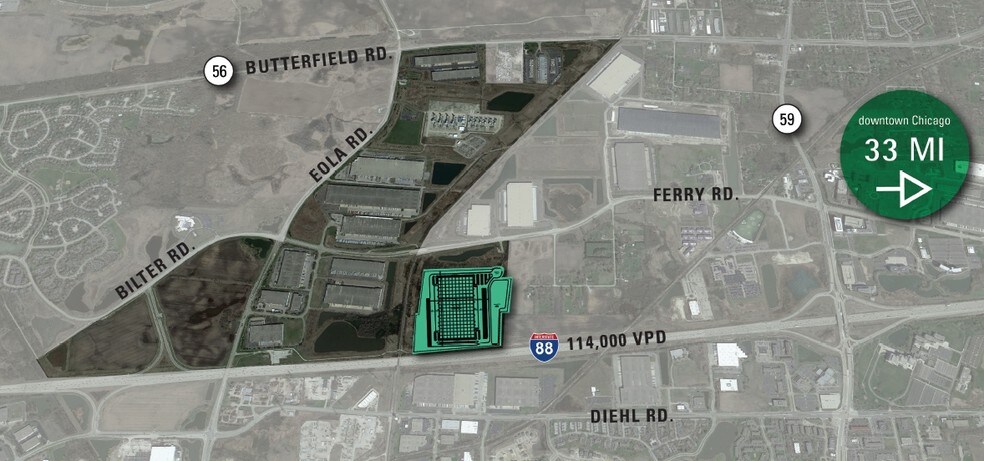 More Photos Of 2350 Frieder Ln, Aurora Warehouse For Lease