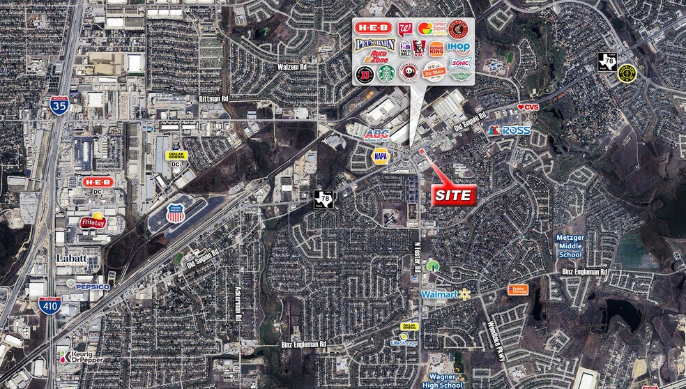 More Photos Of 6588 FM 78, San Antonio Fast Food For Lease