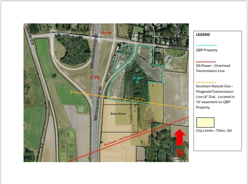 Primary Photo Of I-75 & Brighton Rd, Tifton Land For Sale
