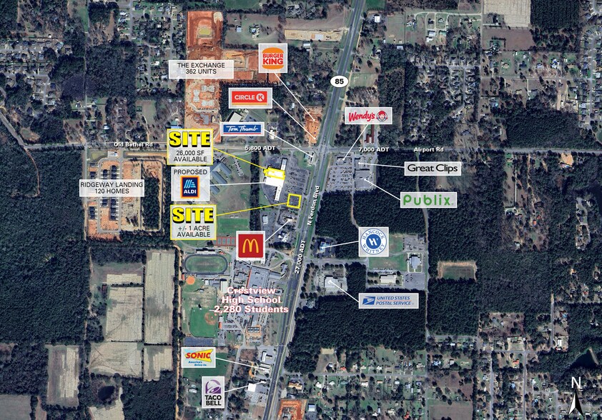 More Photos Of 1390 N Ferdon Blvd, Crestview General Retail For Lease