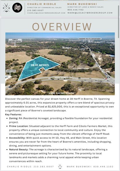 More Photos Of 39 Herff Rd, Boerne Land For Sale