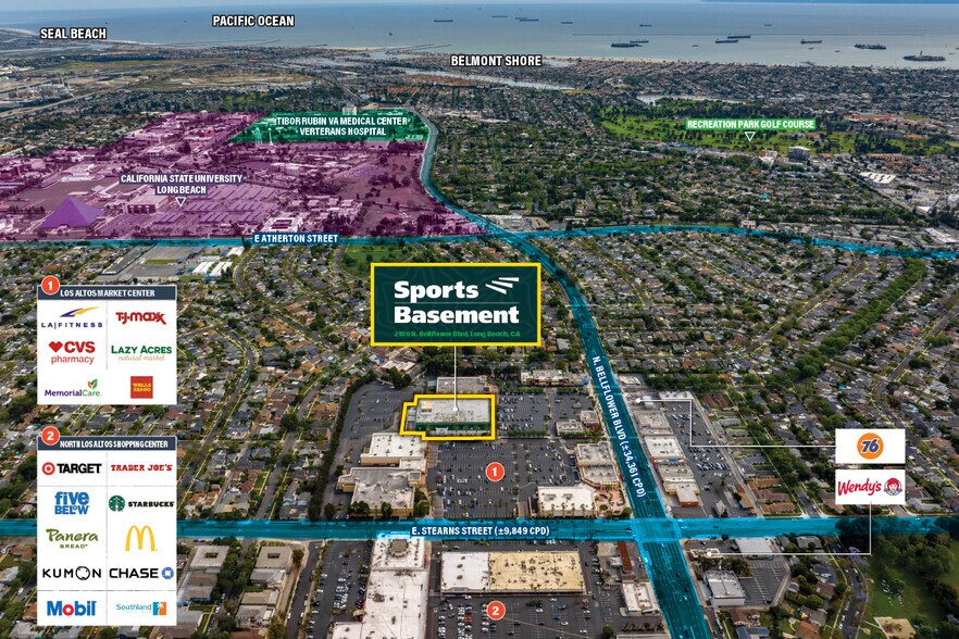 More Photos Of 2100 N Bellflower Blvd, Long Beach General Retail For Sale