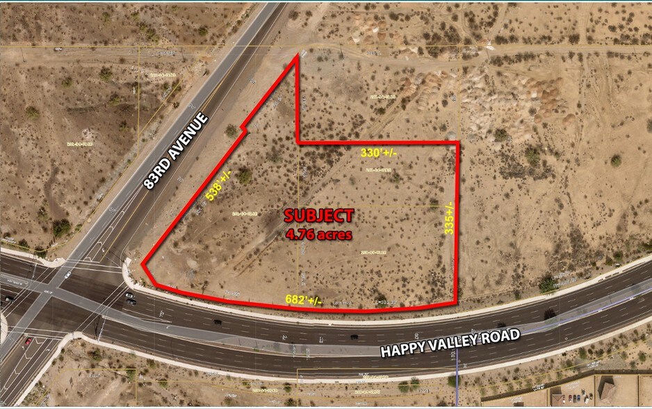 More Photos Of NEC 83rd Ave. & Happy Valley Rd, Peoria Land For Sale