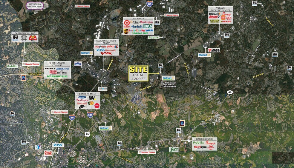 Primary Photo Of 3699 Concord Pky S, Concord Service Station For Lease