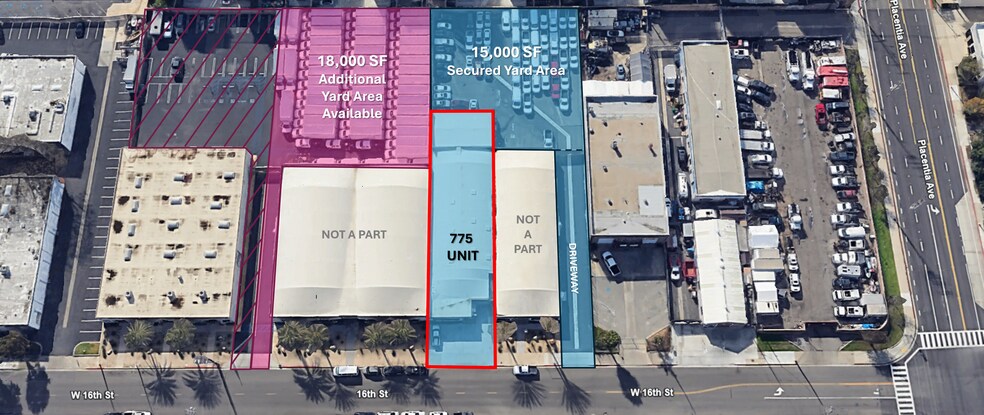 More Photos Of 775 W 16th St, Costa Mesa Land For Lease
