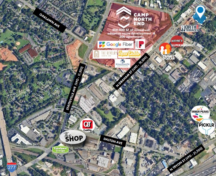 Primary Photo Of 2300 N Graham St, Charlotte Land For Lease