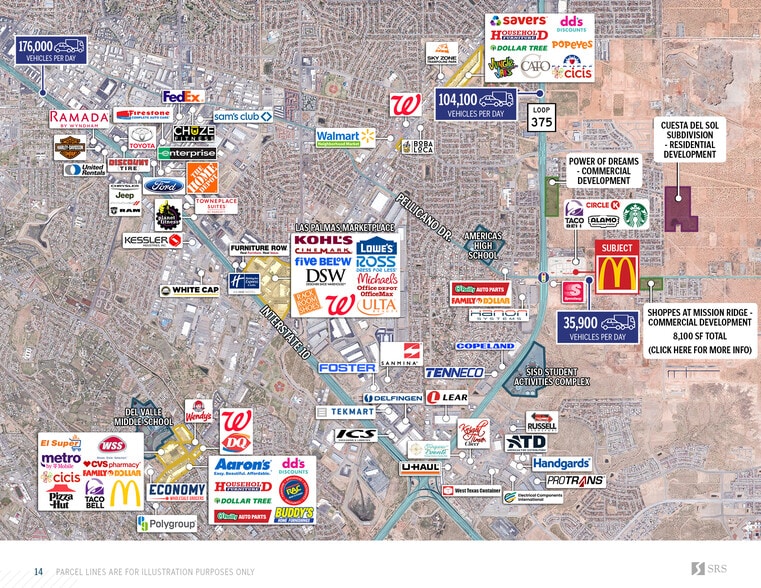 More Photos Of 12363 Pellicano dr, El Paso Freestanding For Sale