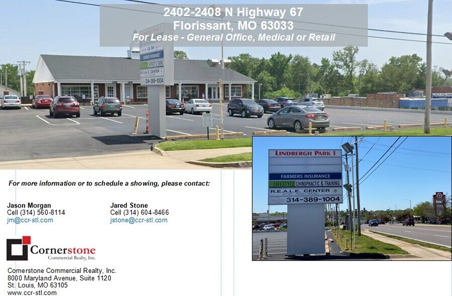 More Photos Of 2402-2418 N Hwy 67, Florissant Office For Lease