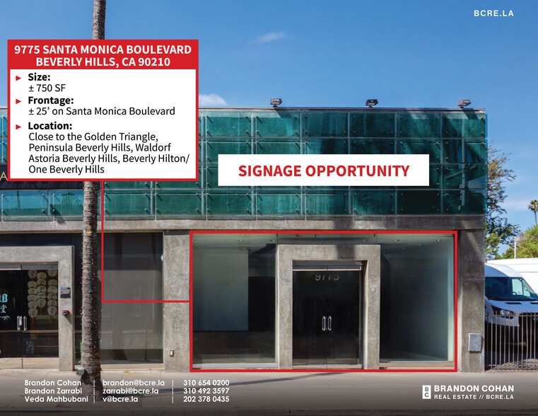 Primary Photo Of 9775 Santa Monica Blvd, Beverly Hills Storefront For Lease