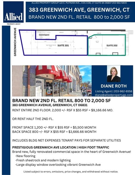 More Photos Of 383 Greenwich Ave, Greenwich Apartments For Lease