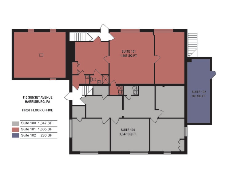 More Photos Of 110 Sunset Ave, Harrisburg Office Residential For Lease
