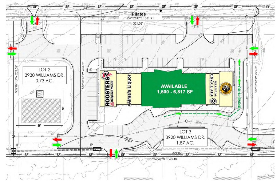 More Photos Of 3900 Williams Dr, Georgetown Storefront For Lease