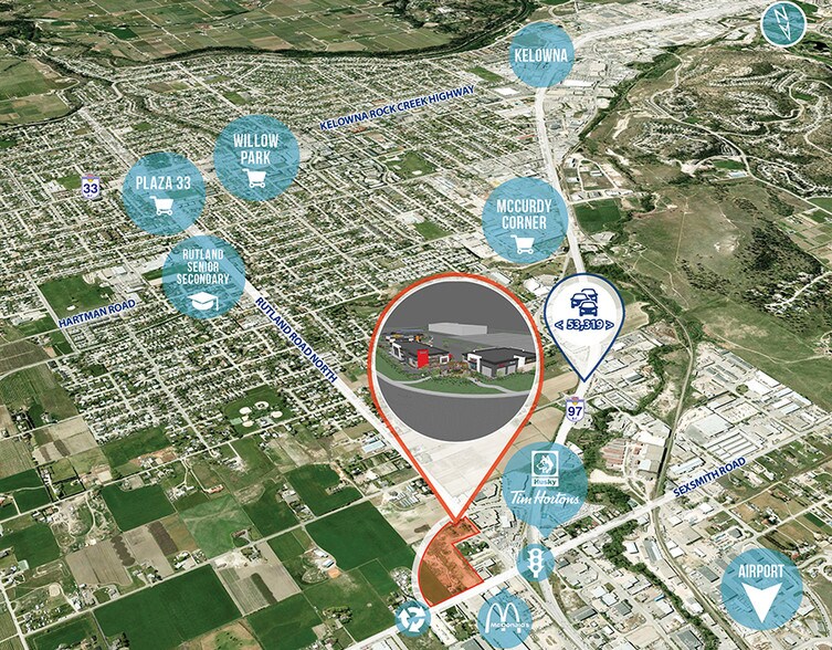 Primary Photo Of 2190 Rutland Rd N, Kelowna Land For Lease