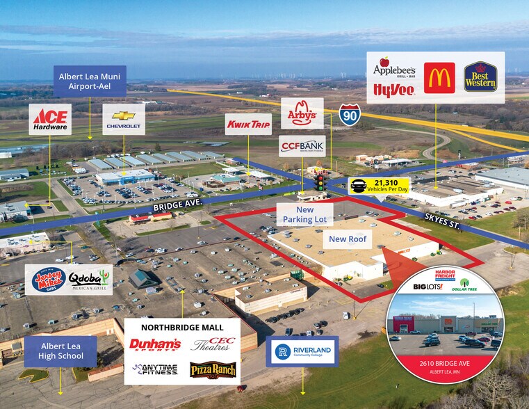 More Photos Of 2614 Bridge Ave, Albert Lea Freestanding For Lease