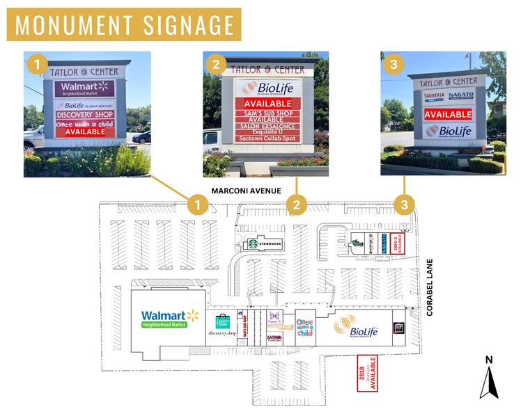 More Photos Of 2700-2826 Marconi Ave, Sacramento General Retail For Lease