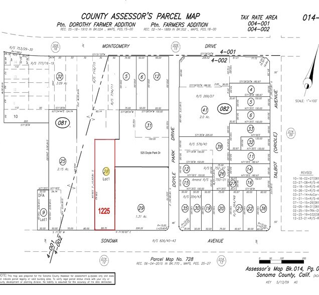 More Photos Of 1225 Sonoma Ave, Santa Rosa Land For Sale