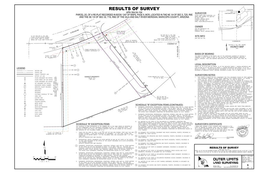 More Photos Of 1234 Pecos Road Rd, Gilbert Land For Sale