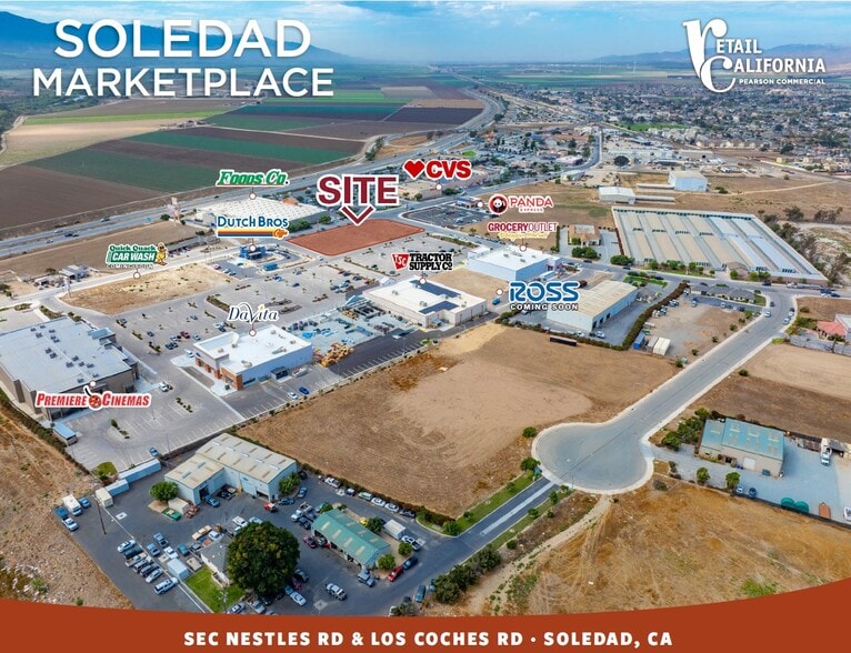 Primary Photo Of Nestles Rd & Las Coches Dr @ Las Coches Dr., Soledad Unknown For Lease
