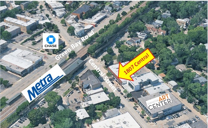More Photos Of 1805-1815 Central St, Evanston Storefront Retail Residential For Lease