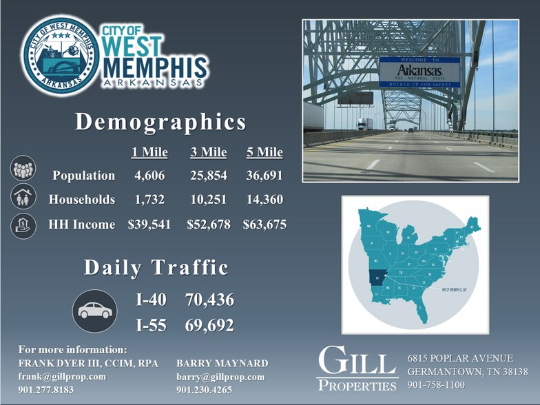 More Photos Of 2305 E Service Rd, West Memphis Land For Sale