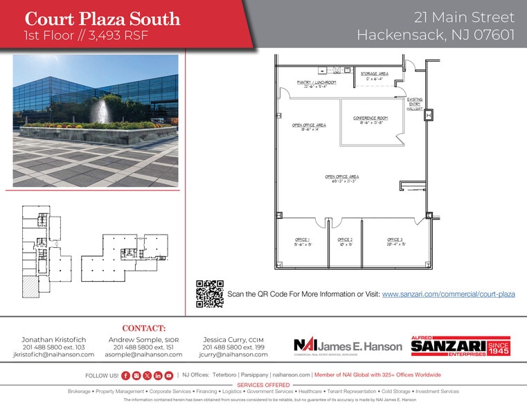 More Photos Of 25 Main St, Hackensack Unknown For Lease