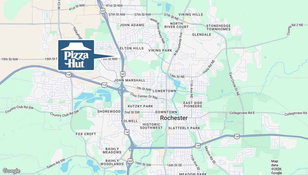 More Photos Of 2001 W Hwy 52, Rochester Restaurant For Sale