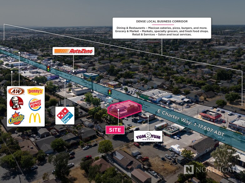 More Photos Of 524-530 E Charter Way, Stockton Storefront Retail Residential For Sale