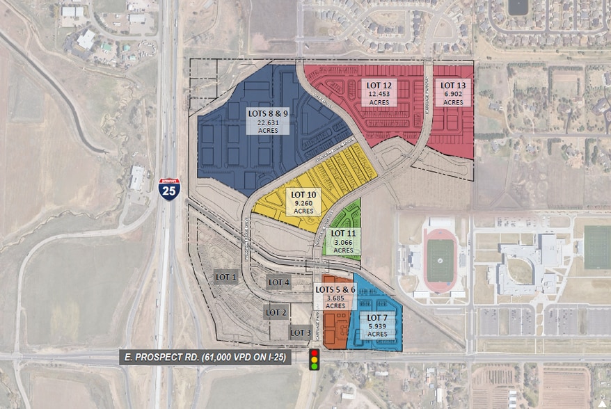 Primary Photo Of NEC I-25 & Prospect Rd, Fort Collins Land For Sale