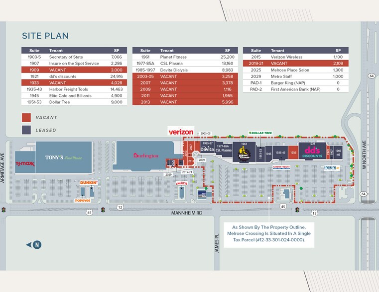 More Photos Of 1903-2029 N Mannheim Rd, Melrose Park General Retail For Sale