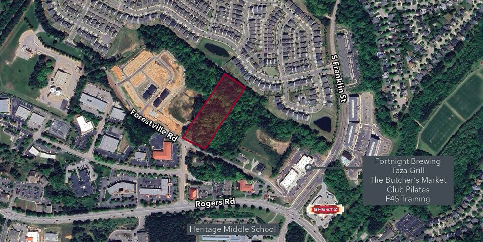 Primary Photo Of 601 Forestville Rd, Wake Forest Land For Sale