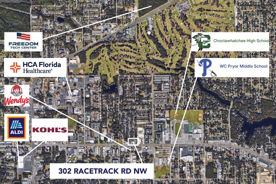 More Photos Of 302 Racetrack Rd NW, Fort Walton Beach Freestanding For Lease