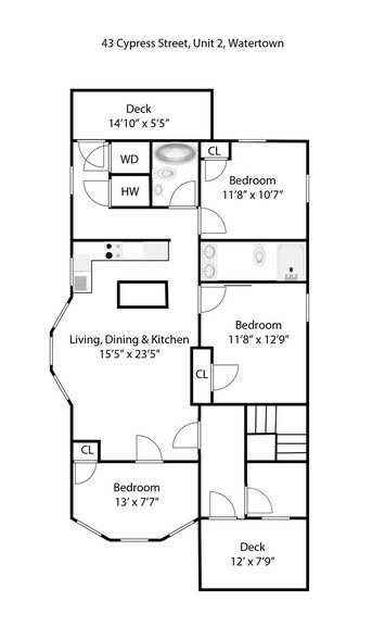 More Photos Of 43 Cypress St, Watertown Multifamily For Sale