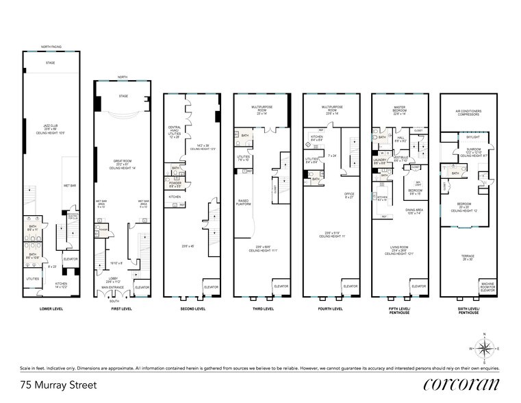 More Photos Of 75 Murray St, New York Office Residential For Sale