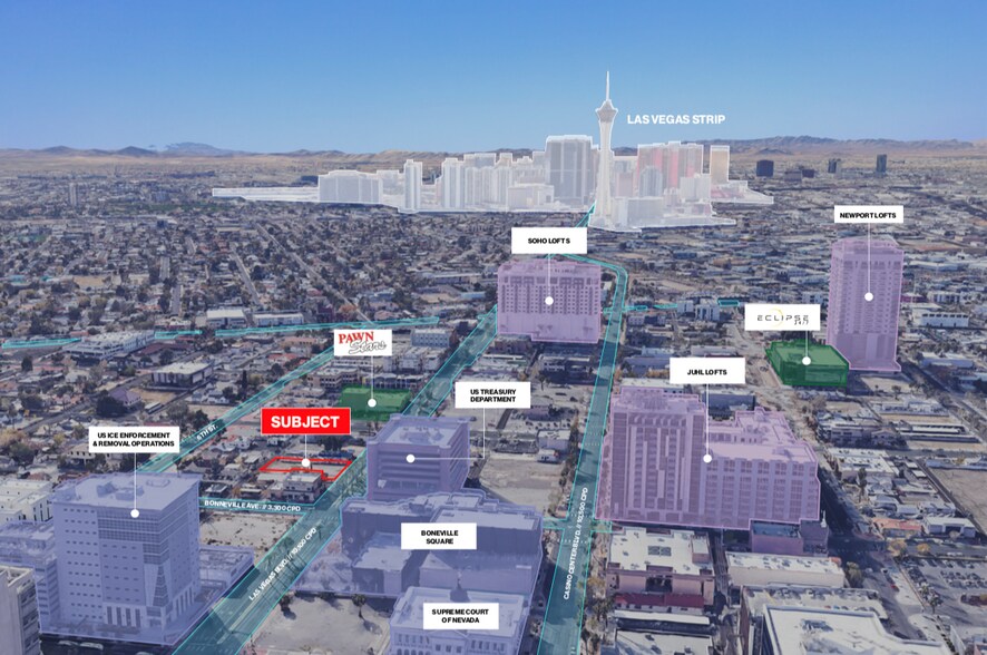 More Photos Of 615 S Las Vegas Blvd, Las Vegas Land For Sale
