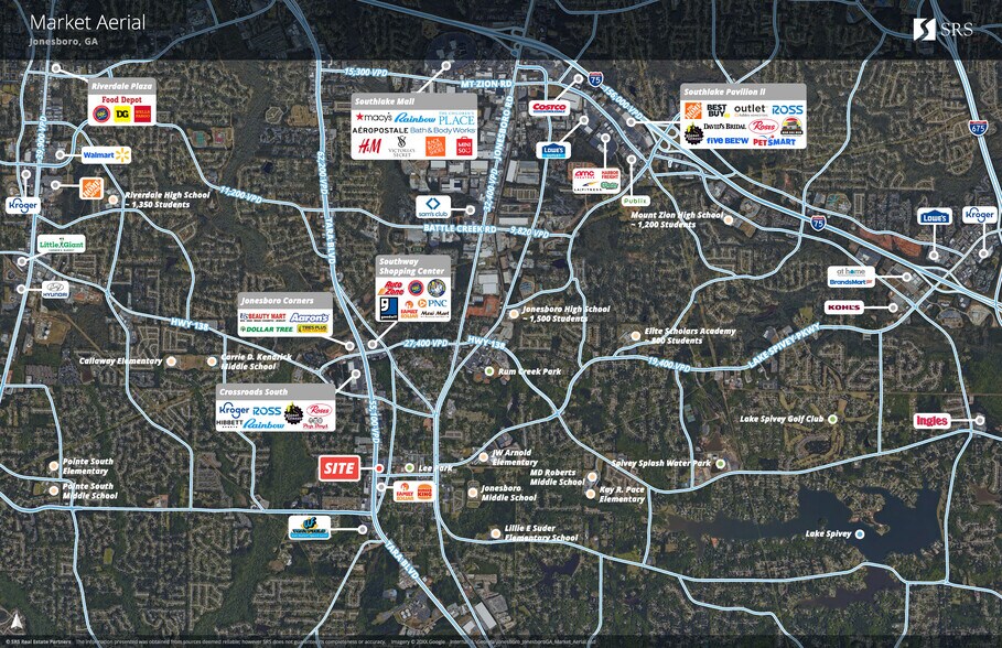 More Photos Of 8490 Tara Blvd, Jonesboro Fast Food For Lease