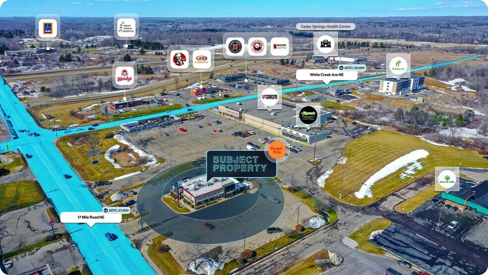 More Photos Of 4065 17 Mile Rd NE, Cedar Springs Fast Food For Sale