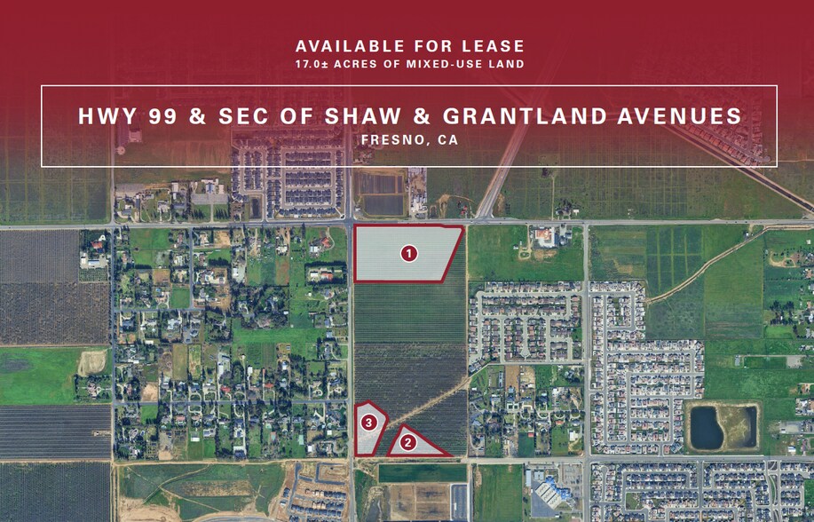 Primary Photo Of Shaw Ave @ Grantland, Fresno Land For Lease