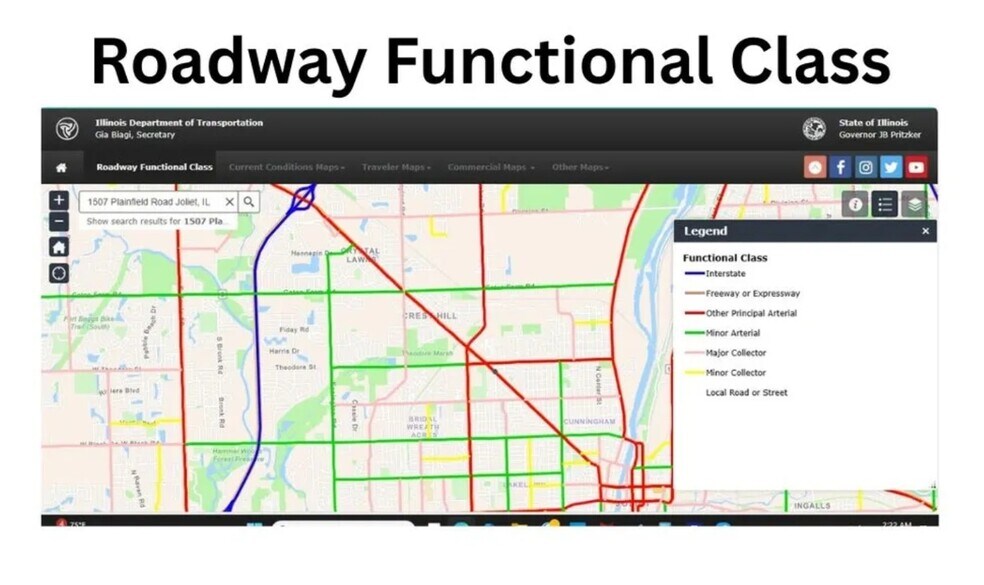 More Photos Of 1507 Plainfield rd, Joliet Land For Lease