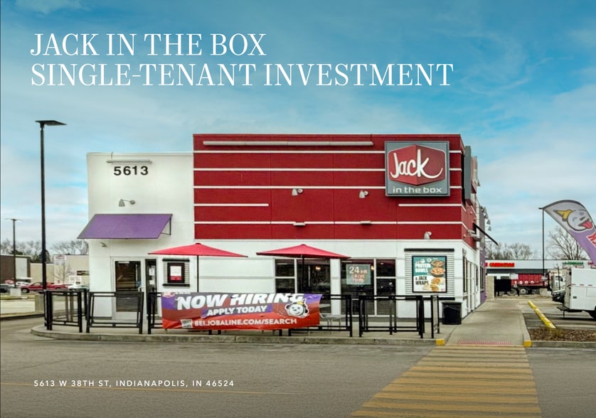 Primary Photo Of 5613 W 38th St, Indianapolis Fast Food For Sale