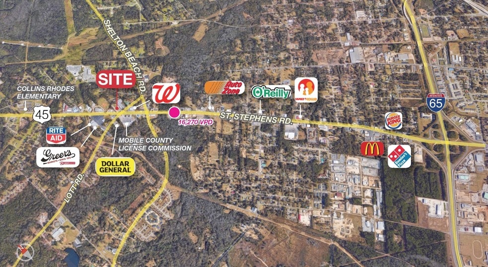 More Photos Of 4602 St. Stephens Rd, Mobile Bank For Lease