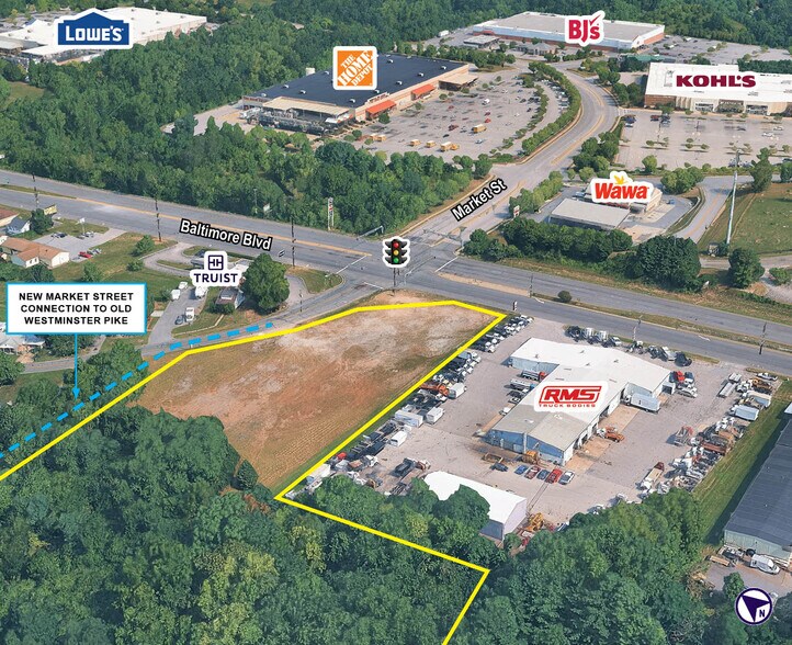 More Photos Of Route 140 & Old Baltimore Rd, Westminster Land For Lease