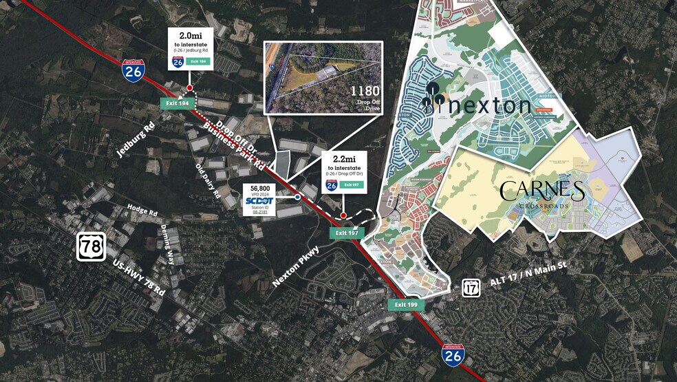 More Photos Of 1180 Drop Off Dr, Summerville Showroom For Lease