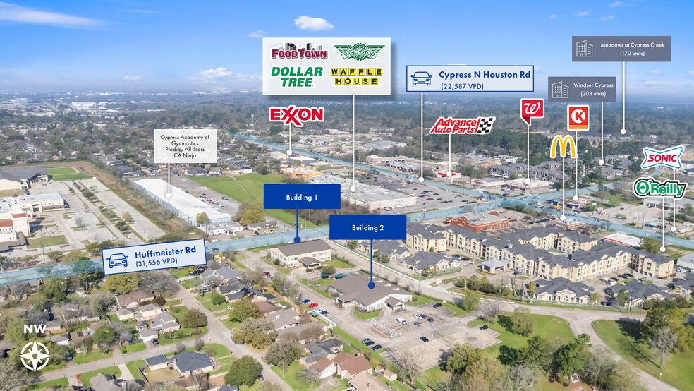 More Photos Of 11820 Huffmeister Rd, Houston Office For Sale