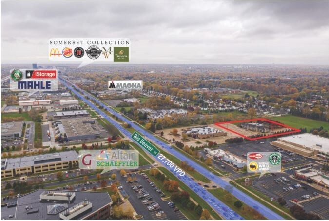 More Photos Of 1695 E Big Beaver Rd, Troy Restaurant For Lease