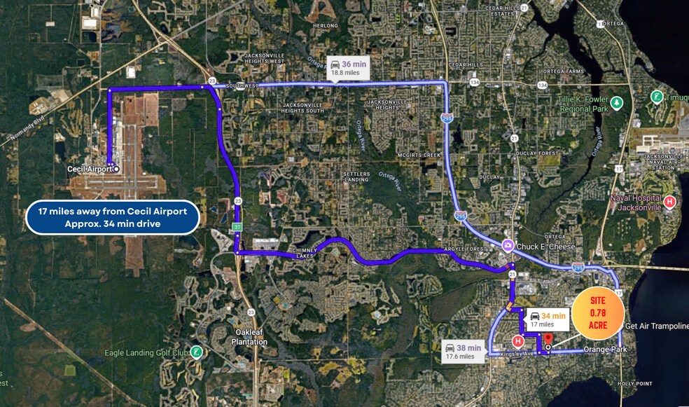 More Photos Of 1465 Kingsley Avenue, Orange Park Land For Sale