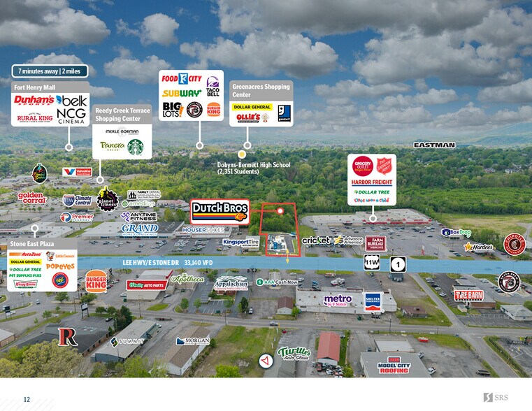 More Photos Of 1501 E Stone Dr, Kingsport General Retail For Sale