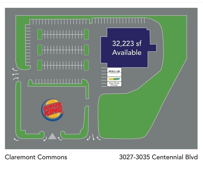 More Photos Of 3027-3035 Centennial Blvd, Claremont Storefront For Lease