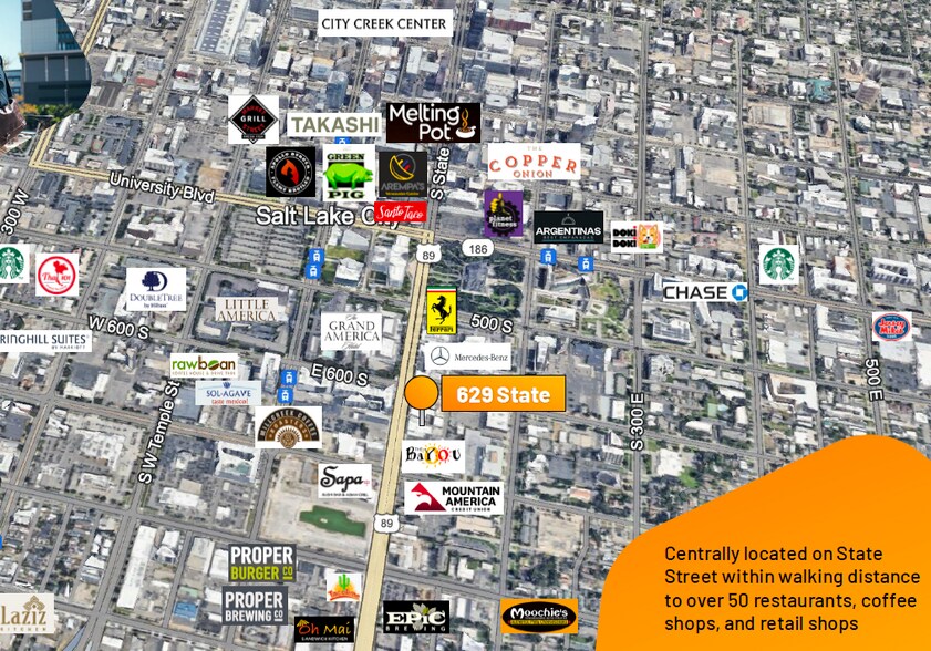More Photos Of 629 S State St, Salt Lake City Storefront Retail Office For Lease