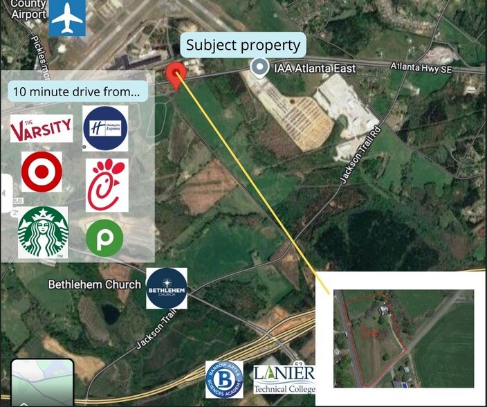 Primary Photo Of 312 Cosby Rd, Winder Land For Sale